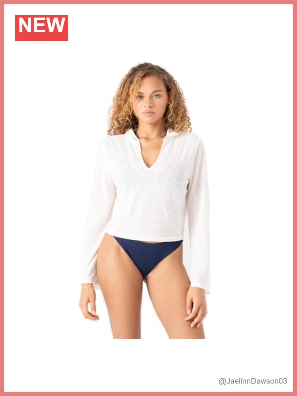 Roxy Women's Beach Cover-Up Hoodie Sweatshirt Long Sleeve Hooded Swim Coverup